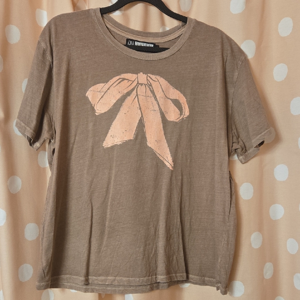 Girl Dangerous Bow Tee Sz XL